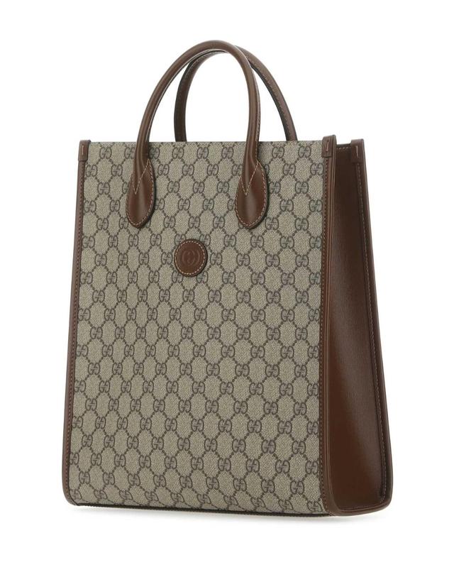 구찌 [해외직구][X45]구찌 72330892THG 8563 남성 토트백 쇼퍼백 크로스백 GG Supreme fabric and leather handbag 착용컷