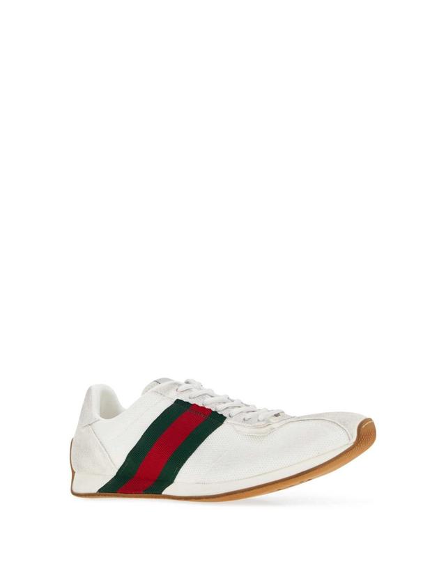 구찌 [해외직구][X45]구찌 875174FAF9H 9052 남성 스니커즈 단화 남자스니커즈 White mesh and suede Gucci Tempo sneakers 착용컷