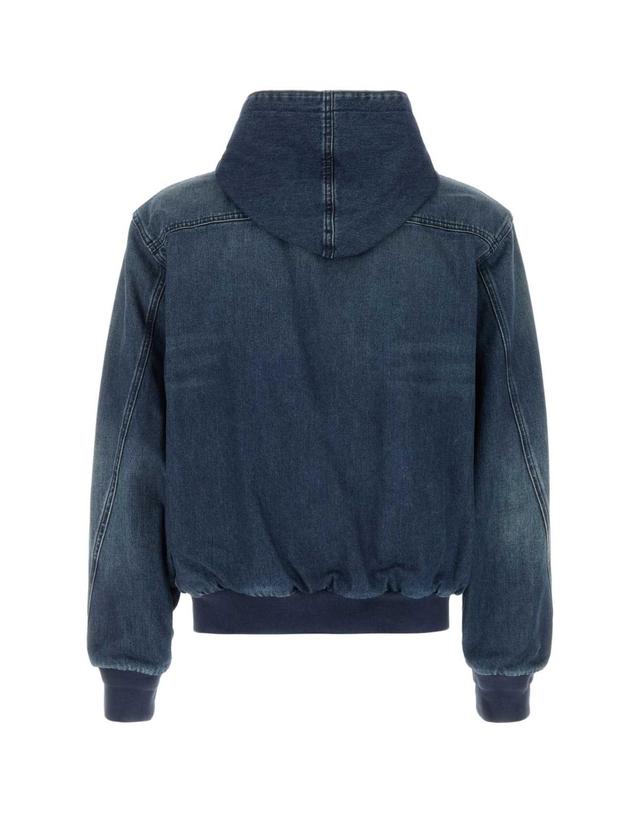 구찌 [해외직구][X45]구찌 872066XDDHT 4011 남성 블레이저 봄버 캐주얼자켓 Denim jacket 착용컷