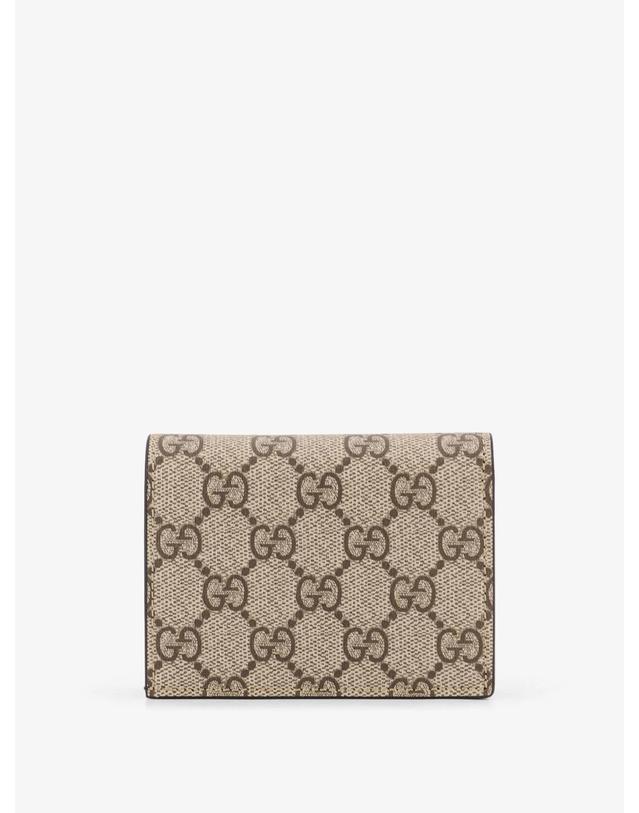 구찌 [해외직구][N85]구찌 658610 여성 지갑 카드지갑 월렛 GUCCI Mini leather wallet and GG Supreme fabric 착용컷