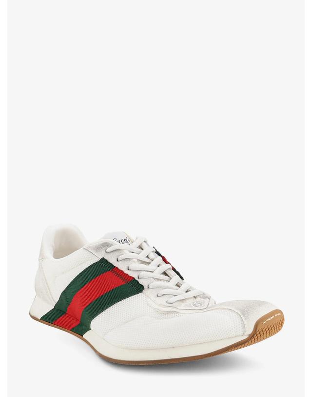 구찌 [해외직구][N85]구찌 875174 남성 스니커즈 하이탑 로우탑 단화 GUCCI Tempo mesh and suede sneakers with a vintage effect 착용컷