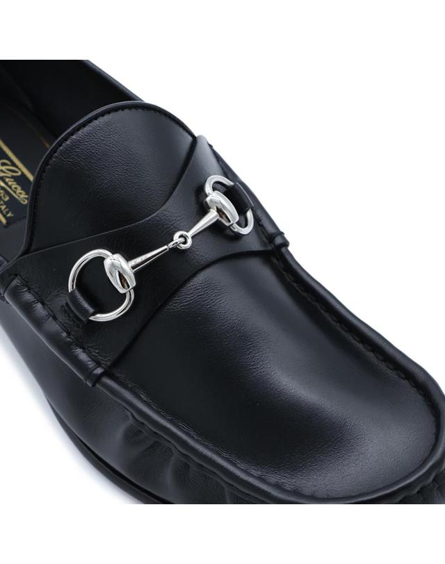 구찌 [해외직구][Q11]구찌 871668AAF3Q1000 남성 로퍼 BLACK LEATHER HORSEBIT LOAFERS 착용컷