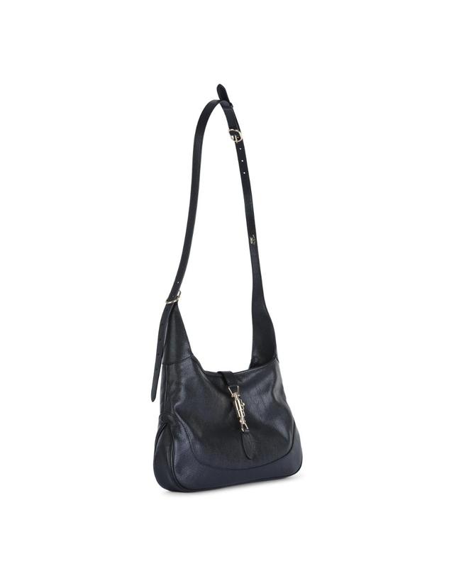 구찌 [해외직구][B47]구찌 863136AAGDJ1000 여성 토트백 탑핸들백 숄더백 쇼퍼백 BLACK LEATHER JACKIE HOBO MEDIUM SHOULDER BAG 착용컷
