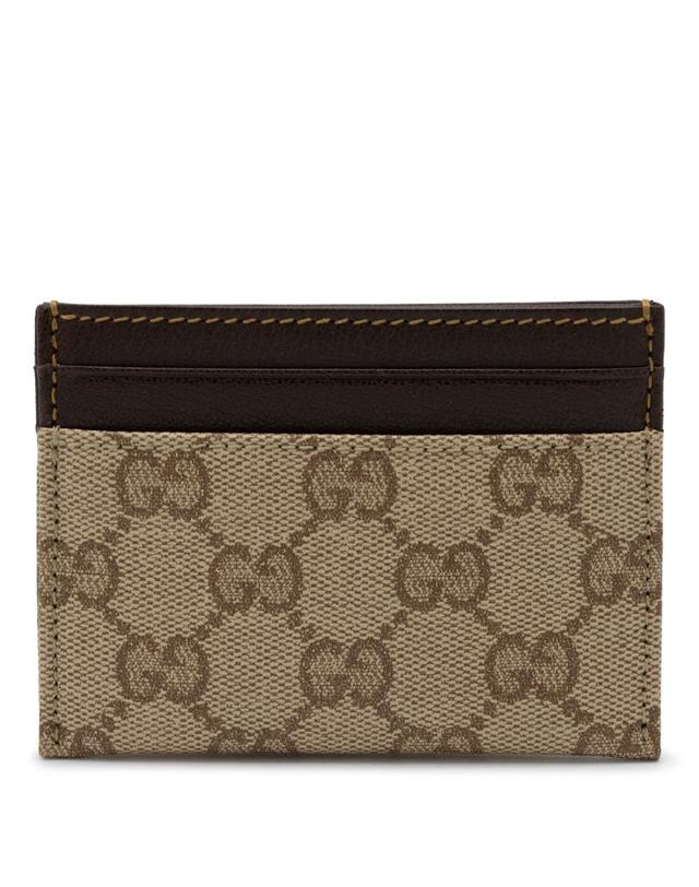 구찌 [해외직구][B47]구찌 A002F2FAF9W9644 남성 카드지갑 카드홀더 BEIGE EBONY ESSENCE CLASSIC CARD HOLDER 착용컷