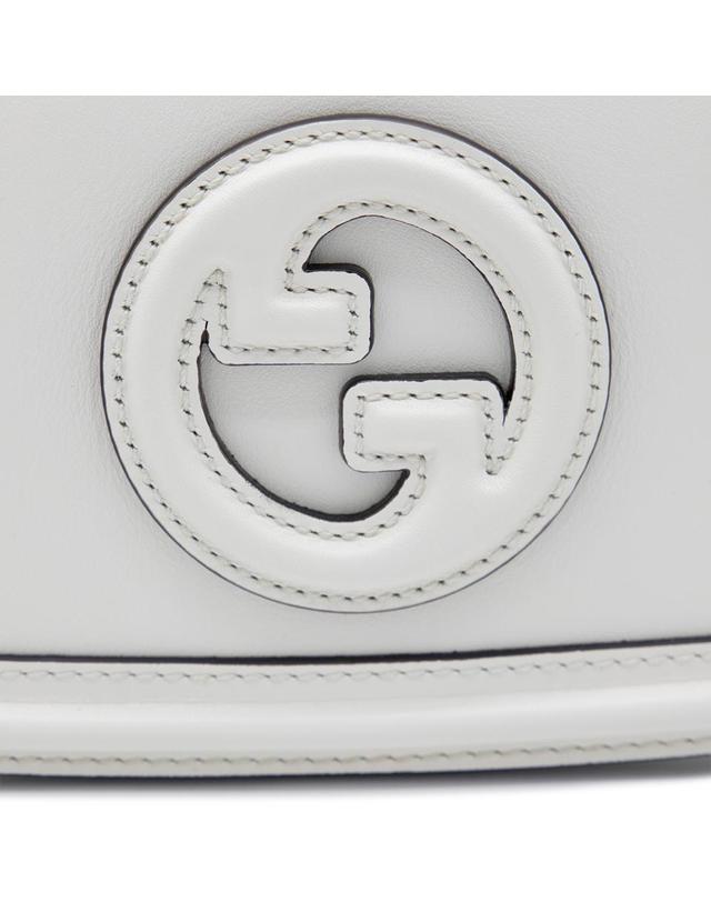 구찌 [해외직구][B47]구찌 815700AAEC29050 여성 숄더백 버킷백 호보백 가방 WHITE LEATHER BLONDIE SHOULDER BAG 착용컷
