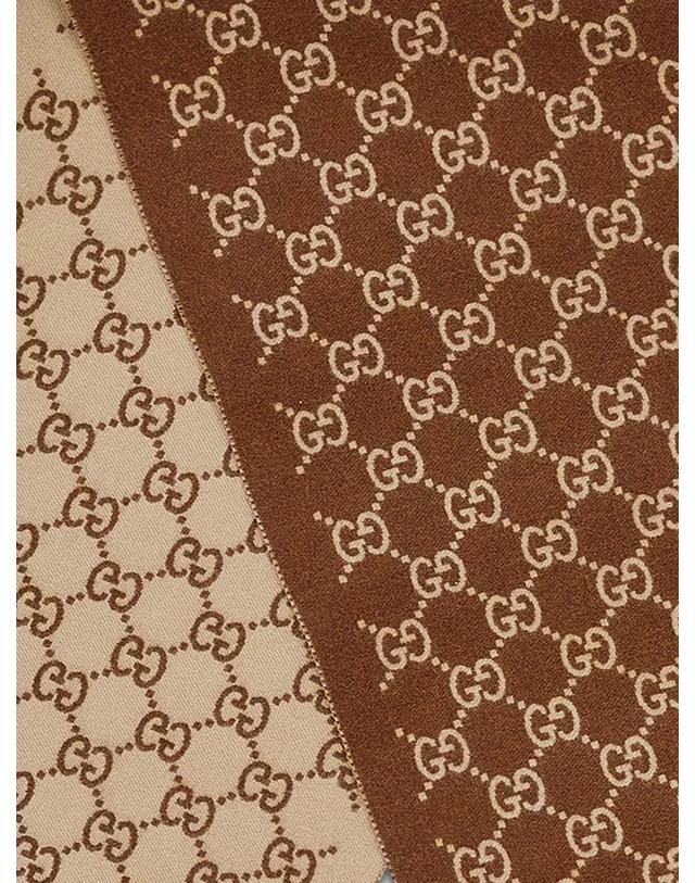 구찌 [해외직구][N85]구찌 812317 남성 스카프 머플러 목도리 GUCCI Cashmere scarf with GG print 착용컷