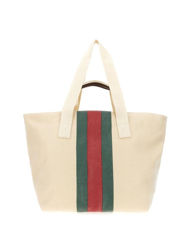 구찌 [해외직구][W63]구찌 875929FAGA5 8560 남성 토트백 쇼퍼백 서류가방 Shopper Positano in tela 착용컷
