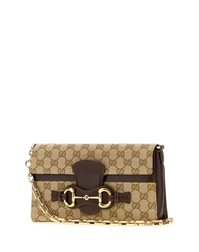 구찌 [해외직구][X45]구찌 A006KQFAGGX 9651 여성 크로스백 숄더백 미니백 탑핸들백 GG fabric medium Horsebit Ristretto shoulder bag 착용컷