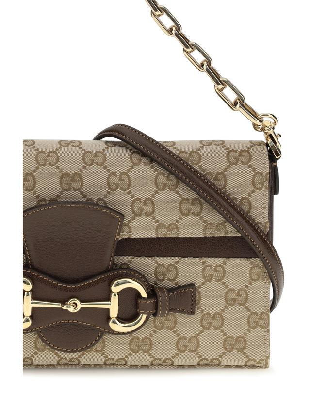 구찌 [해외직구][K68]구찌 A006KQFAGGX 9651 여성 숄더백 크로스백 버킷백 탑핸들백 Medium Horsebit Ristretto Shoulder Bag 착용컷