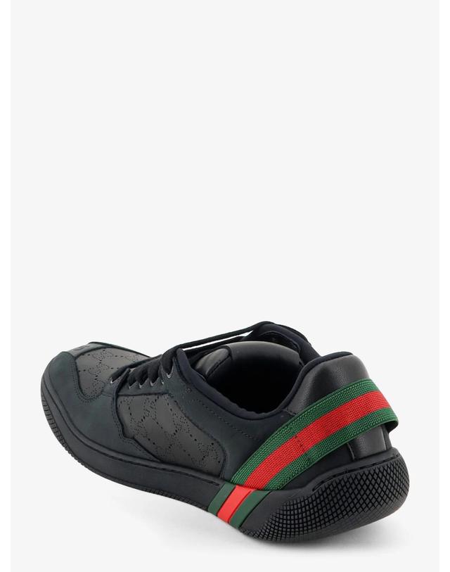 구찌 [해외직구][N85]구찌 A006VD 남성 스니커즈 하이탑 로우탑 단화 GUCCI Screener leather sneakers 착용컷