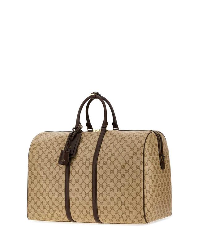 구찌 [해외직구][X45]구찌 A006XLFAGI7 9557 남성 러기지백 캐리어 위켄드백 더플백 Printed canvas large Gucci Essence Classic travel bag 착용컷