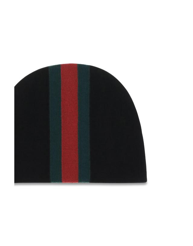 구찌 [해외직구][K68]구찌 A007FI4GALH 1066 남성 모자 버킷햇 비니 캡 Web stripe Beanie 착용컷