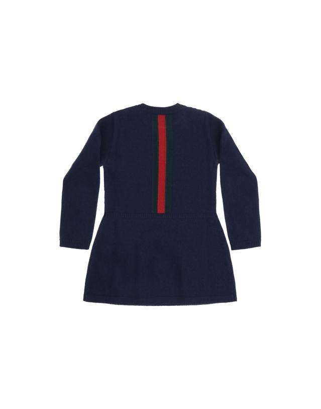 구찌 [해외직구][K68]구찌 867923XKFKT 4154 여아 원피스 드레스 여아원피스 Wool Dress with Web detail for Girl 착용컷