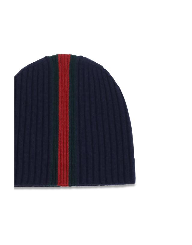 구찌 [해외직구][K68]구찌 8710214KADM 4066 남아 모자 버킷햇 비니 키즈모자 Ribbed wool Beanie with Web detail for Boy 착용컷