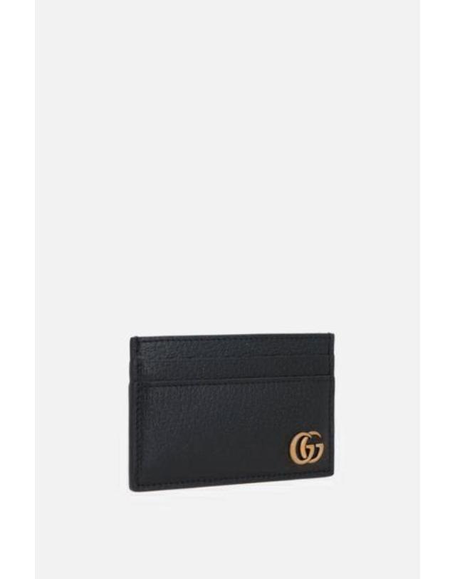 구찌 [해외직구][E32]구찌 657588DJ20T1000 남성 카드지갑 카드홀더 GUCCI GG Marmont card case in grainy leather 착용컷