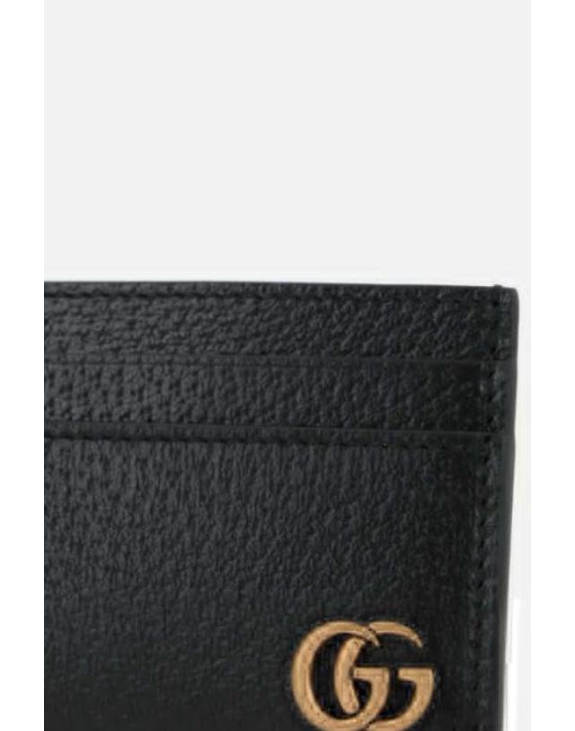 구찌 [해외직구][E32]구찌 657588DJ20T1000 남성 카드지갑 카드홀더 GUCCI GG Marmont card case in grainy leather 착용컷
