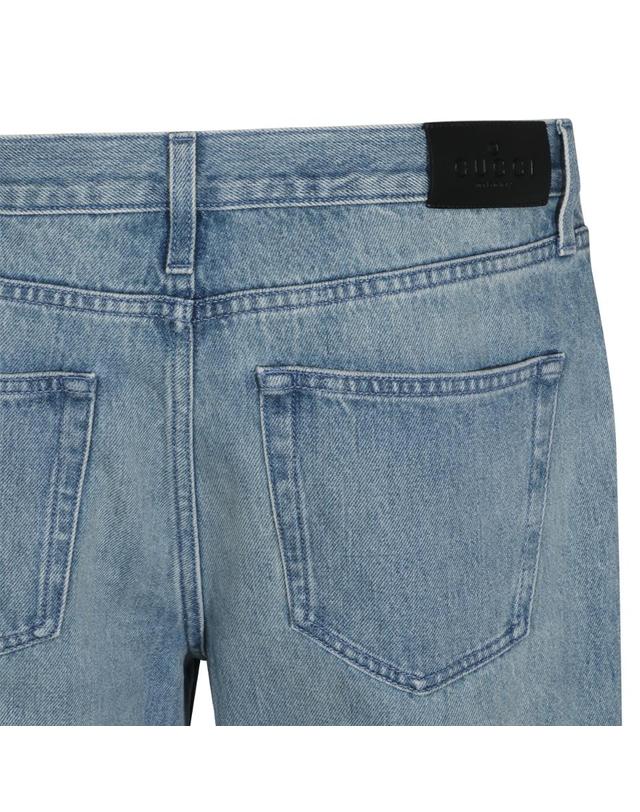 구찌 [해외직구][Q11]구찌 860844XDDI34009 남성 데님진 청바지 GUCCI 착용컷