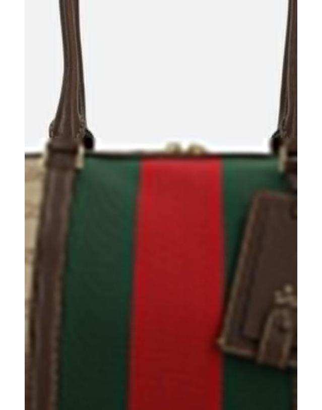 구찌 [해외직구][E32]구찌 875059FAF798547 남성 백팩 가방 배낭 공용 숄더백 토트백 로고 GUCCI medium weekend bag in GG canvas with Web 착용컷