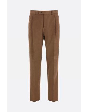 [해외직구][E32]CARUSO SR18AZ5091730550 남성 팬츠 트라우저 면바지 바지 로고 슬렉스 CARUSO moleskin trousers