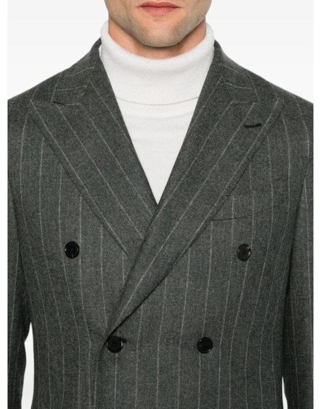 카루소 [해외직구][A94]CARUSO 510242 ASM1JD614F0750 남성 점프수트 오버롤 CARUSO CARUSO Double Breasted Pinstriped Suit 착용컷