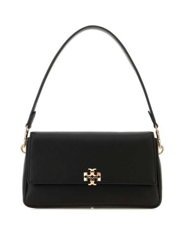 [해외직구][X45]토리버치 180725 001 여성 토트백 쇼퍼백 탑핸들백 핸드백 Black leather small Charlie shoulder bag