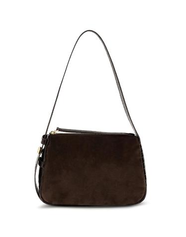 [해외직구][K68]토리버치 185819 200 여성 숄더백 크로스백 버킷백 탑핸들백 Small Romy suede Shoulder Bag