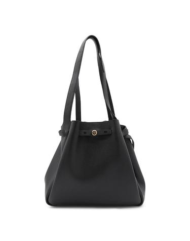 [해외직구][B47]토리버치 163388001 여성 탑핸들백 토트백 BLACK LEATHER ROMY TOTE