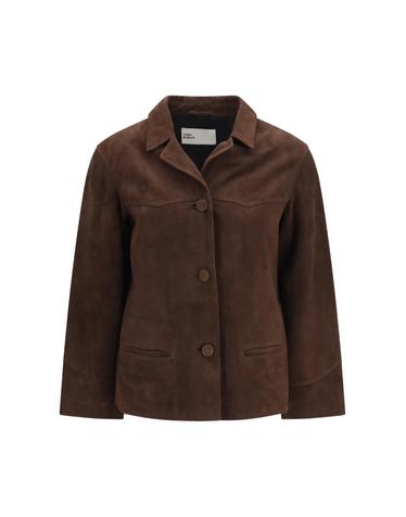 [해외직구][K68]토리버치 176337 204 여성 자켓 베스트 봄버 파카 베스트 블레이저 Suede Jacket