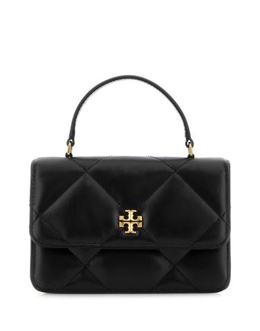 [해외직구][X45]토리버치 158326 001 여성 토트백 쇼퍼백 탑핸들백 핸드백 Black leather Kira handbag