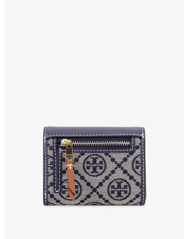 토리버치 [해외직구][N85]토리버치 165029 여성 지갑 카드지갑 월렛 TORY BURCH T Monogram Envelope leather and T monogram fabric wallet 착용컷