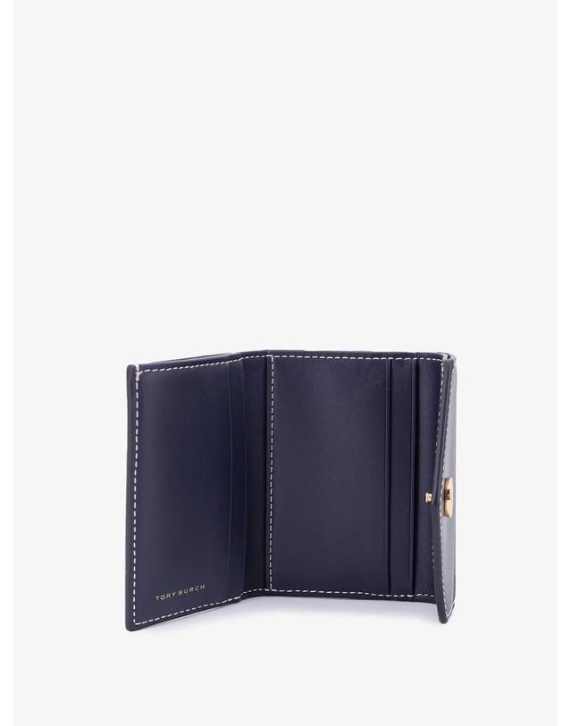 토리버치 [해외직구][N85]토리버치 165029 여성 지갑 카드지갑 월렛 TORY BURCH T Monogram Envelope leather and T monogram fabric wallet 착용컷