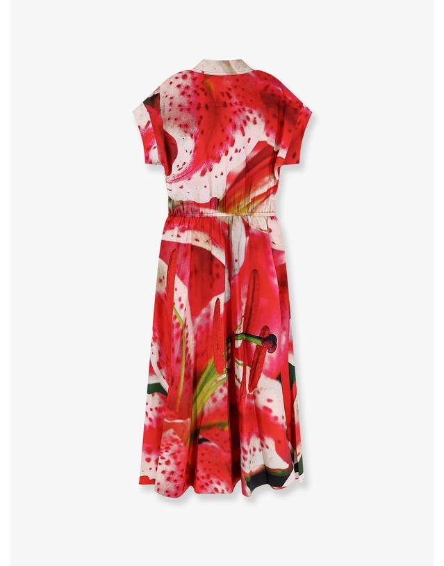 토리버치 [해외직구][N85]토리버치 159728 여성 원피스 드레스 점프수트 TORY BURCH Printed silk chemisier dress 착용컷