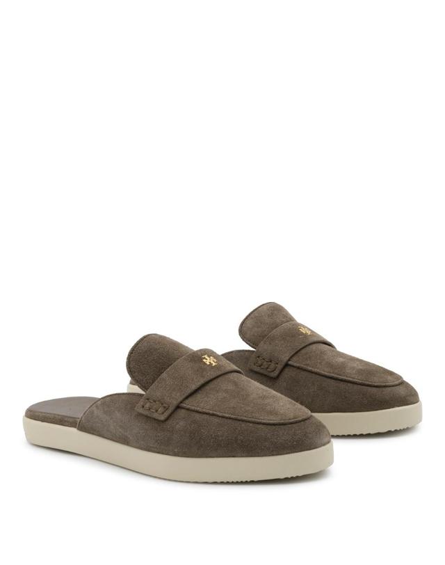 토리버치 [해외직구][B47]토리버치 184150111 여성 로퍼 뮬 단화 BROWN LEATHER LOAFERS 착용컷