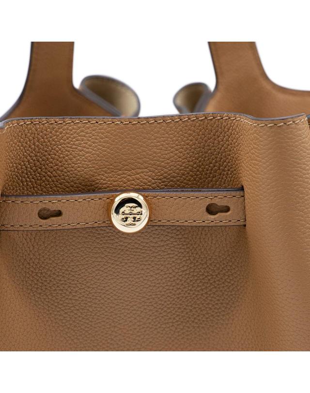 토리버치 [해외직구][B47]토리버치 163388227 여성 토트백 탑핸들백 숄더백 쇼퍼백 BROWN LEATHER ROMY TOTE 착용컷