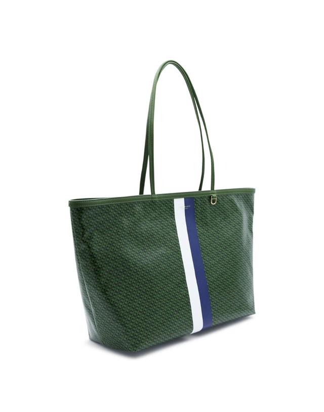 토리버치 [해외직구][B47]토리버치 178726300 여성 탑핸들백 토트백 GREEN THE RACER TOTE BAG 착용컷