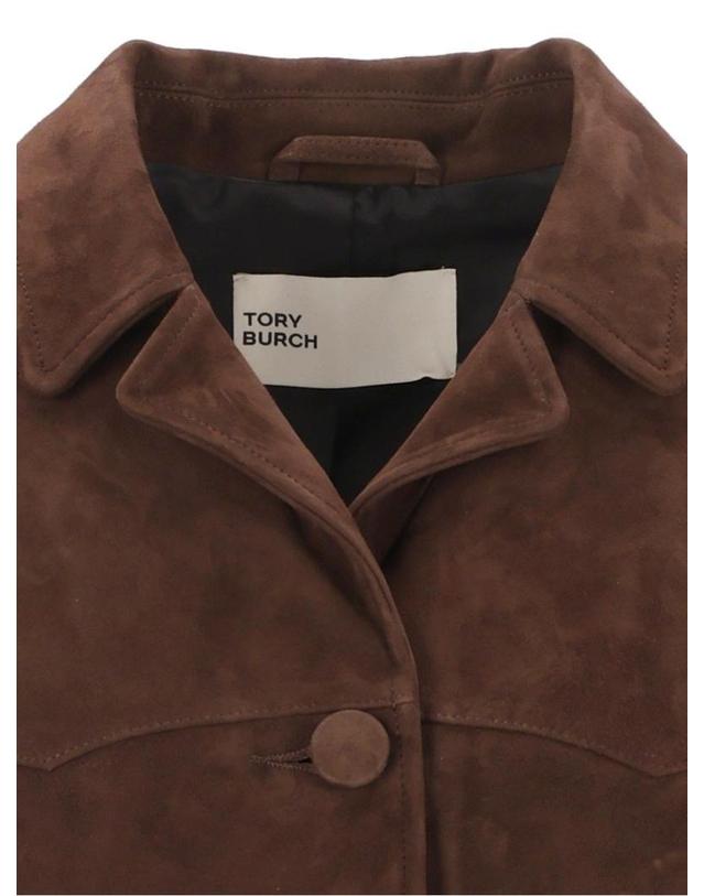 토리버치 [해외직구][A94]토리버치 176337204 여성 가죽자켓 바이커자켓 TORY BURCH TORY BURCH Suede Blazer 착용컷