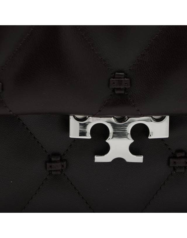 토리버치 [해외직구][B47]토리버치 186192200 여성 토트백 탑핸들백 숄더백 쇼퍼백 BLACK LEATHER SHOULDER BAG 착용컷