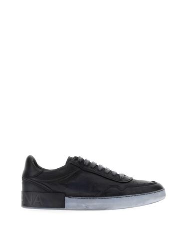 [해외직구][X45]돌체앤가바나 CS2378AW467 80999 남성 스니커즈 단화 남자스니커즈 Black leather sneakers