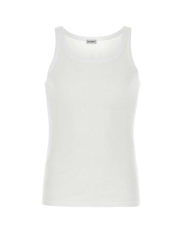 [해외직구][X45]돌체앤가바나 M8C19JONN96 W0800 남성 언더웨어 속옷 팬티 복서 홈웨어 White cotton Marcello tank top