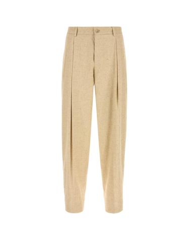 [해외직구][X45]돌체앤가바나 GP10DTFUTDB S8230 남성 바지 면바지 조거 카고 와이드 Sand tweed wide leg pant