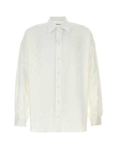 [해외직구][X45]돌체앤가바나 G5NE2TFU4JB W0800 남성 셔츠 남방 긴팔 반팔 White linen shirt
