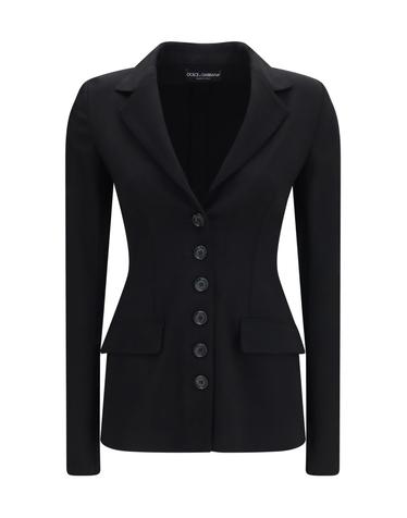 [해외직구][K68]돌체앤가바나 F27HBTFUBCE N0000 여성 자켓 베스트 봄버 파카 베스트 블레이저 Stretch wool single breasted Jacket