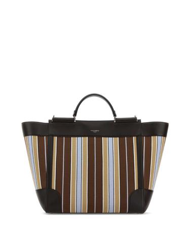 [해외직구][X45]돌체앤가바나 BM2448B0379 8S739 남성 토트백 쇼퍼백 크로스백 Embroidered fabric Sicily shopping bag