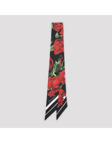 [해외직구][D14]돌체앤가바나 FS215AGDDW2 HH6EJ ROSE ROSSE B 여성 스카프 목도리 머플러 숄 Dolce Gabbana Silk Foulard