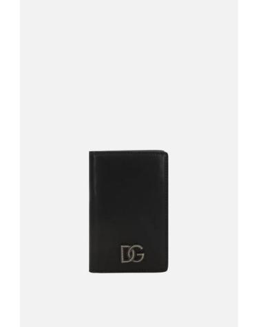 [해외직구][E32]돌체앤가바나 BP3323AU99480999 남성 카드지갑 카드홀더 DOLCE GABBANA smooth leather flap card case with DG logo