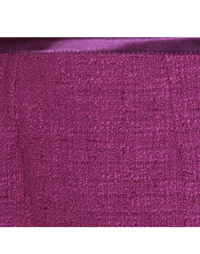 돌체앤가바나 [해외직구][B47]돌체앤가바나 F4BBPTFMTACF0571 여성 스커트 치마 PURPLE COTTON SKIRT 착용컷