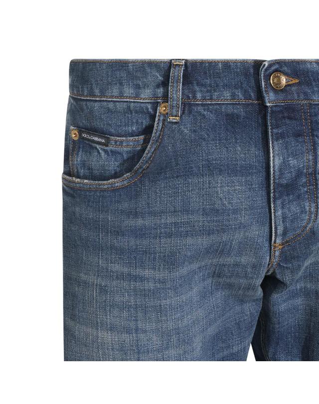 돌체앤가바나 [해외직구][Q11]돌체앤가바나 GP22ZDG8PO6S9001 남성 데님진 청바지 DARK BLUE COTTON JEANS 착용컷