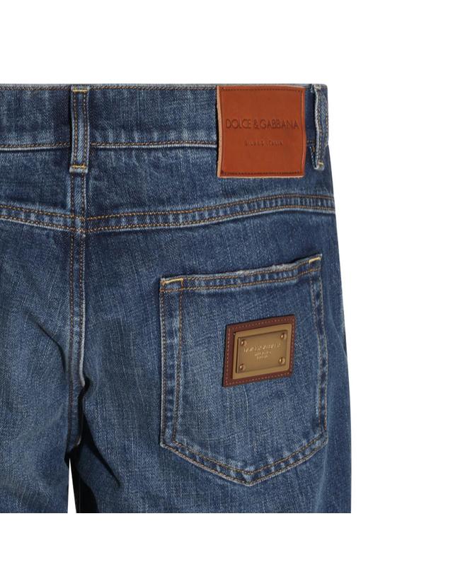 돌체앤가바나 [해외직구][Q11]돌체앤가바나 GP22ZDG8PO6S9001 남성 데님진 청바지 DARK BLUE COTTON JEANS 착용컷