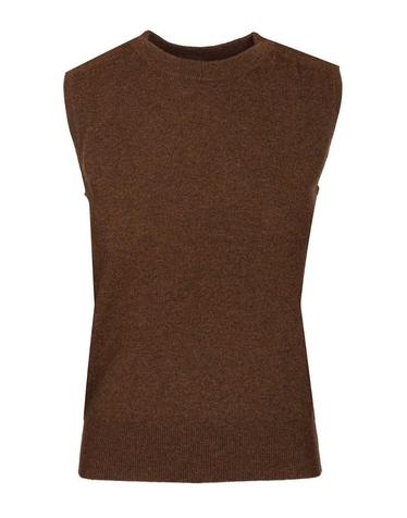 [해외직구][A94]ARCH4 KNVS2465BROWN CHOCOLATE MARL 여성 니트 스웨터 ARCH4 ARCH4 Cashmere Vest
