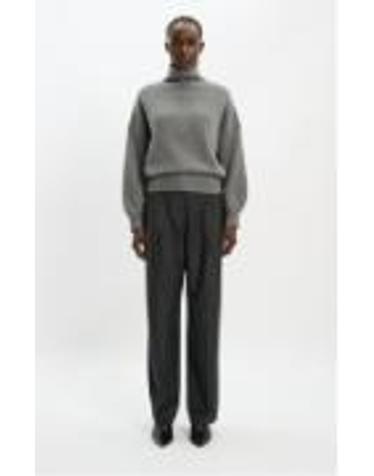 [해외직구][G95]arch4 KNJP26362GUNMETALMARL 여성 니트 풀오버 스웨터 가디건 CIMMIE CASHMERE SWEATER
